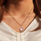 Fashion Jewelry Set Simple Water Drop Crystal Gem Pendant Necklace Earrings Stud Set Female Jewelry