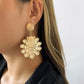 Jewelry fashion personality metal three-dimensional goldfish earrings trend simple several shield earrings women
