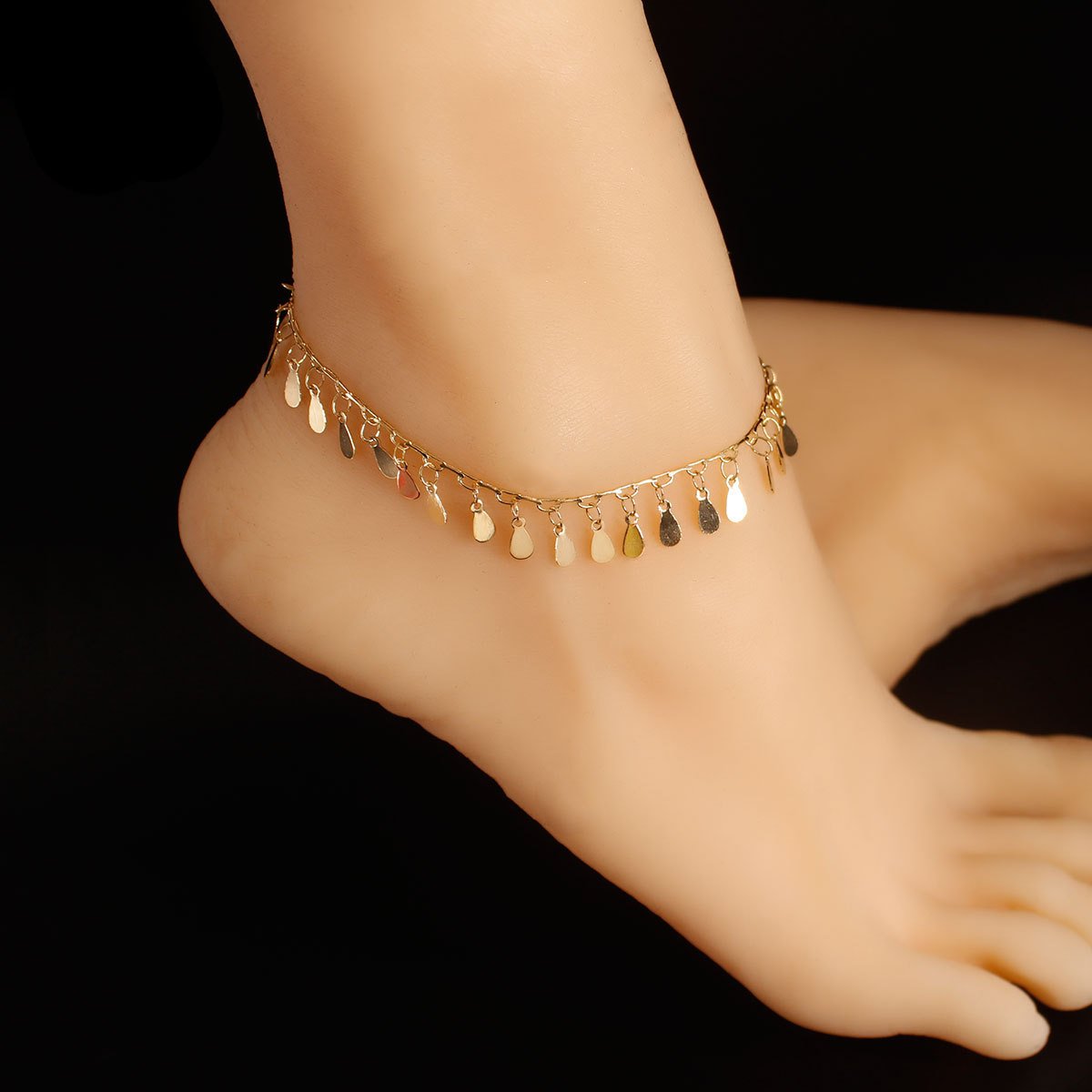 Accessories Beach Anklet Ladies Fashion Drop Shape Handmade Foot Jewelry Designed by Famous Designers