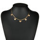 Ins Fashion Retro Gold Butterfly Pendant Necklace Popular Short Necklace Clavicle Chain