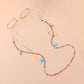 Jewelry Charm Colored Tassel Beads Beaded Glasses Chain Ladies Popular Temperament Frame Accessories