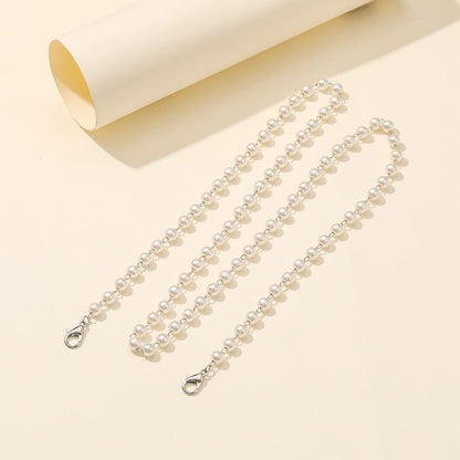 Jewelry Accessories Anti-shedding Mask Hanging Chain Chain White Pearl Glasses Chain Multipurpose Necklace