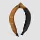 F3968TikTok ancient embroidery fabric simple headband geometric rhombus fresh headband