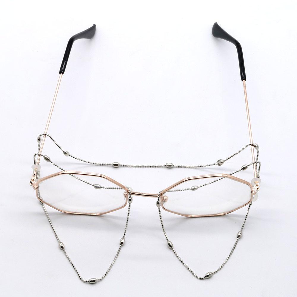 Metal glasses chain net red metal sausage chain mask hanging chain anti-lost non-slip glasses chain