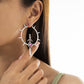Jewelry Fashion Street Shooting Geometric Circle Rivet Earrings Retro Trend Gem Sword Shape Earrings Female