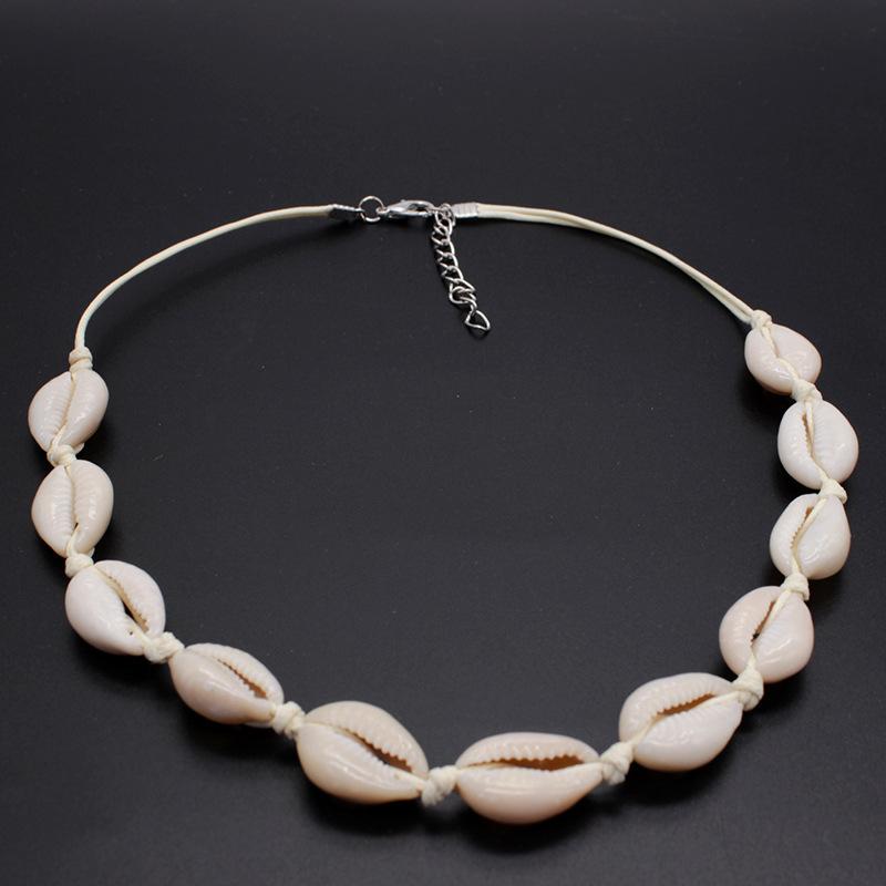Fashion Jewelry Hawaii Personality Casual Necklace Pure Ladies Shell Short Clavicle Necklace