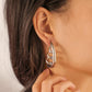 Minimalist Creative Metal Spring Earrings Temperament Crescent Shape Women's Versatile Earrings Jeyue Jewelry