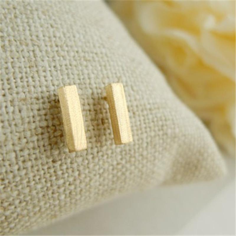Overseas Simple Geometric Shape Cuboid Earrings Classic Versatile Women's Earrings Jewelry