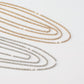 N1236 Sexy Long Claw Chain Rhinestone Light Luxury Geometric Necklace Night Bounce Di Modern Necklace
