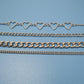 Jewelry Hip Hop Punk Chain Multilayer Necklace Fashion Simple Peach Heart Chain Necklace Women