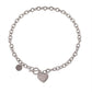 Net red titanium steel short love necklace female Love letter clavicle chain ins jumping di hip-hop accessories