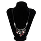 Jewelry Punk Gothic Oil Drop Dagger Necklace Female Halloween Funny Skull Tool Necklace