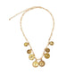Popular Jewelry Trend Fashion Simple Portrait Engraving Coin Chain Necklace