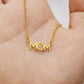 Mom mother necklace English letter mother love stainless steel accessories