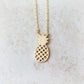 Explosive jewelry hollow pineapple necklace pineapple pendant clavicle chain fruit necklace