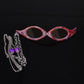 Camouflage Folding Reading Glasses Necklace Pendant Handheld Glasses HD Reader Long Sweater Chain