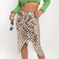 Jewelry Sexy Collision Color Sequins Handmade Skirt Women's Beach Show Round Body Chain