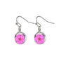 Retro Fashion Temperament Real Flowers Dried Flowers Crystal Ball Pendant Earrings Female Scenic Ethnic Jewelry