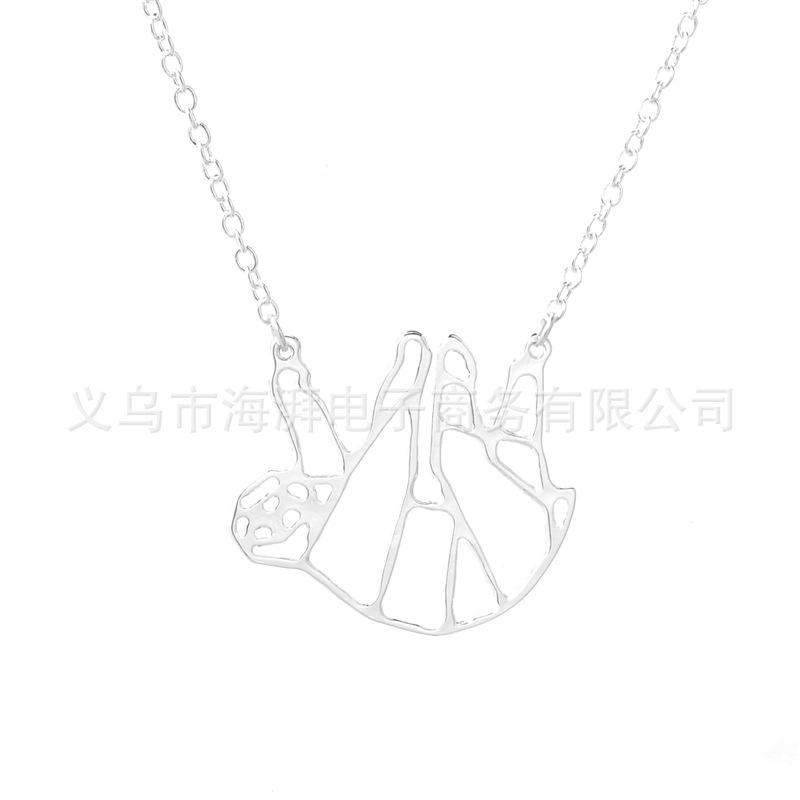 Jewelry Creative Personality Sloth Necklace Funny Lazy Pendant