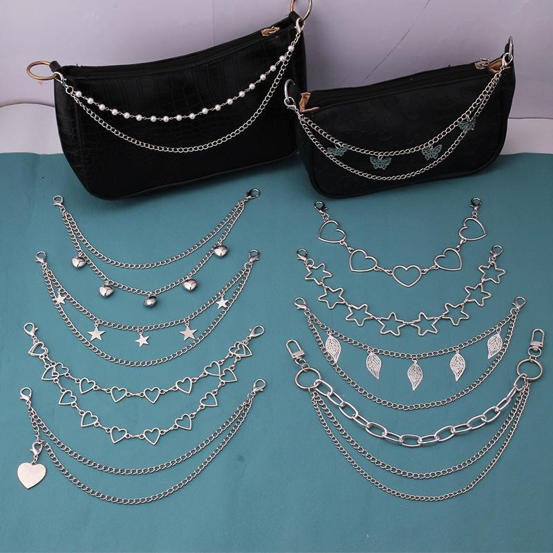 large number of fashionable and versatile trend bag chain bag shoulder strap metal accessories shoulder strap strap accessories