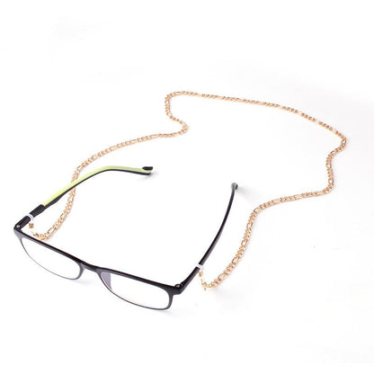 Jewelry trendy cool hip-hop geometric hollow chain glasses chain simple hanging neck sunglasses chain