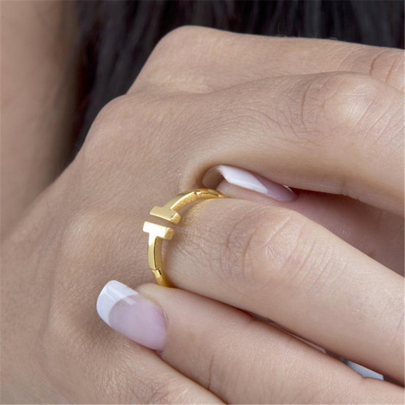 Simple and versatile strip ring fashion explosive ring jewelry adjustable personality jewelry