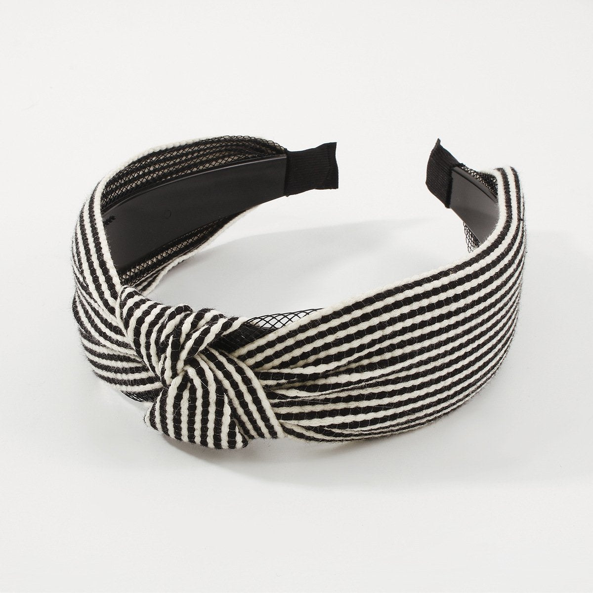 F4747 fabric net red sweet small fresh Mori headband knotted wash face go out press hair plaid simple headband