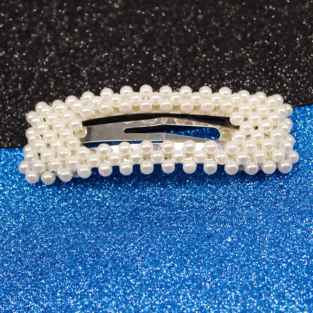 Jewelry One Word Pearl Alloy Hair Clip Headdress Feminine Spring Fashion All-Match Hair Accessories