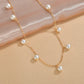 Retro Fashion Pearl Necklace Personality Short Choker Clavicle Chain Accessories