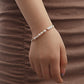 Jewelry Fashion Simple Freshwater Pearl Aircraft Chain Hand Jewelry Female Ins Bracelet Design Sense of Niche