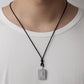 Fashion Men's Retro Versatile Stainless Steel Openable Square Photo Box Rope Necklace Sweater Chain