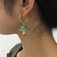 E8411 Creative, dreamy, cute, forest-style small mushroom dripping oil earrings colorful oil dripping mushroom earrings