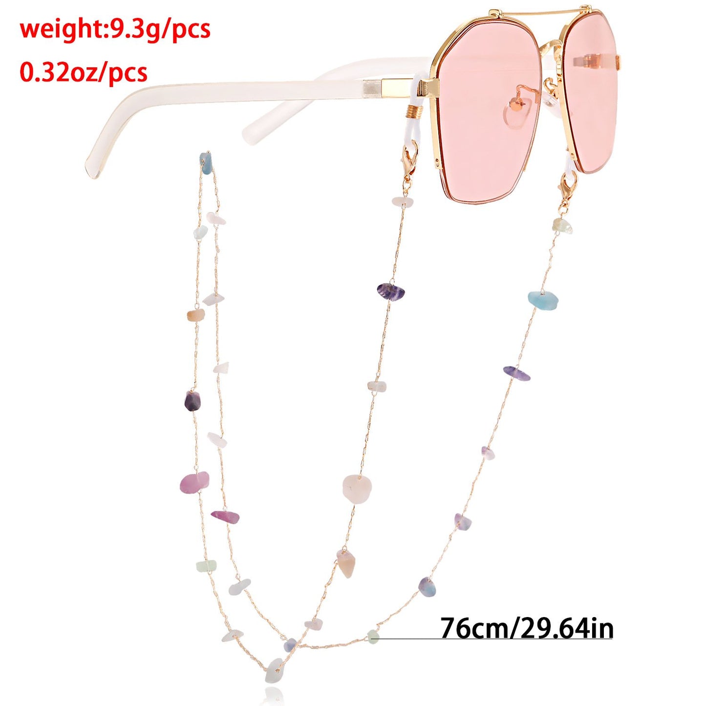 Mask hanging chain glasses hanging chain gravel glasses chain mask chain chain glasses hanging rope