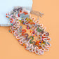 Jewelry Bohemian colored rice beads snake-shaped S-curved necklace ins niche fairy necklace