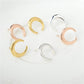 Explosive Earrings Female Simple Star Moon Earrings Curved Crescent Earrings Small Fresh Fashion Jewelry
