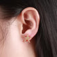Earrings Star of the Sea Asymmetric Earrings Versatile Star Studs Lucky Geometric Pentagonal Star Earrings