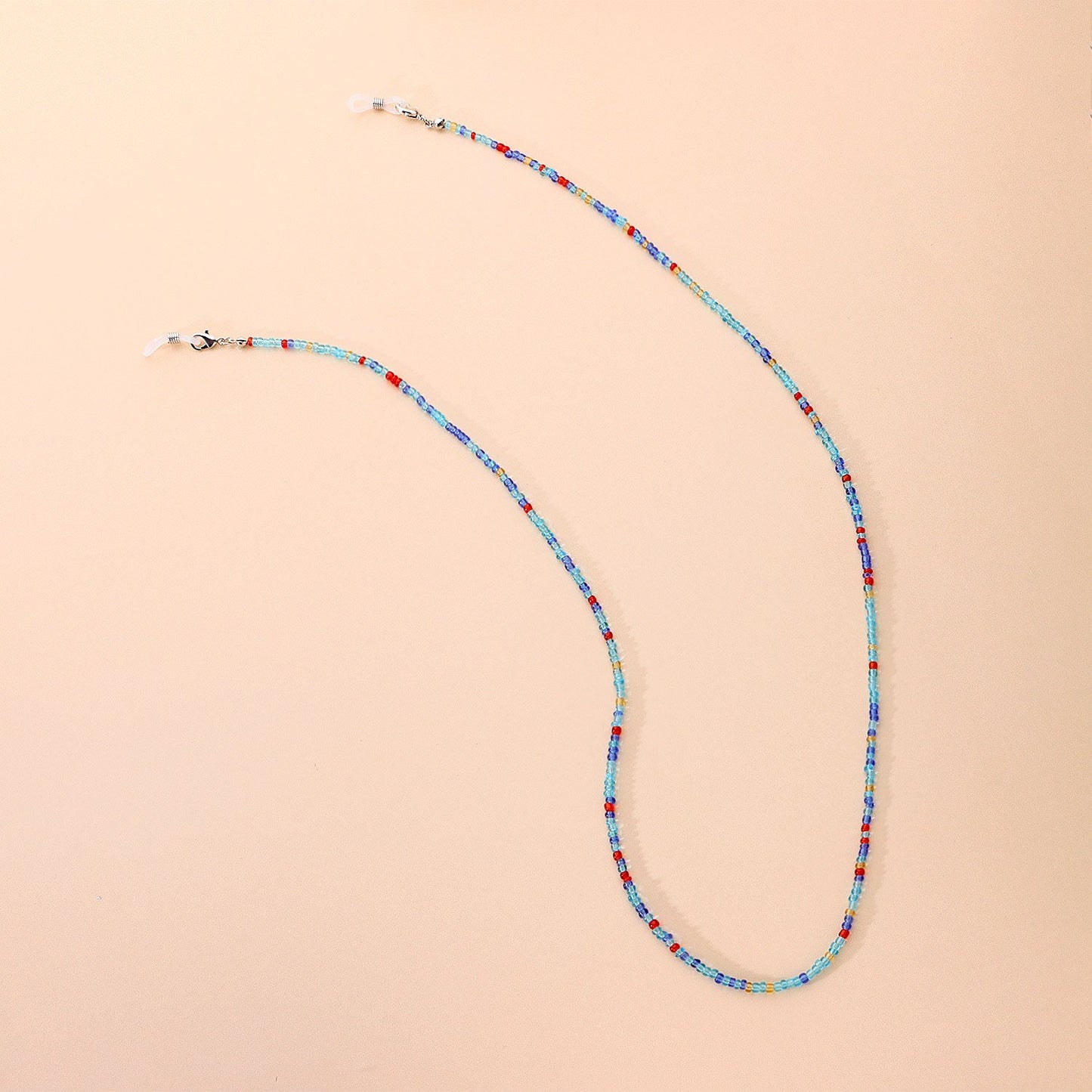 Jewelry Popular Rice Beads Glasses Chain Versatile Personality Mask Accessories 9-Piece Set