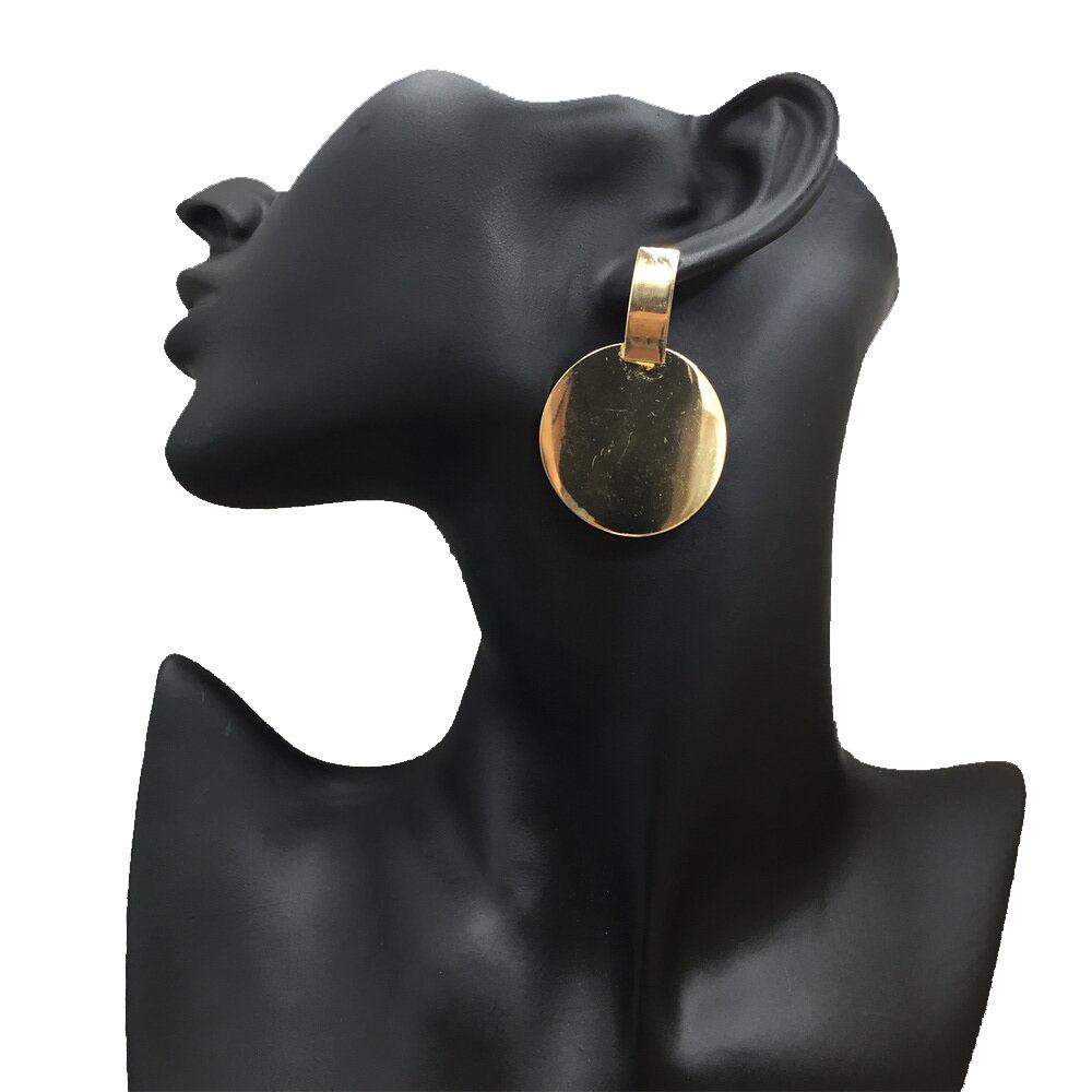 Curved sequin disc earrings popular jewelry birthday gift earrings
