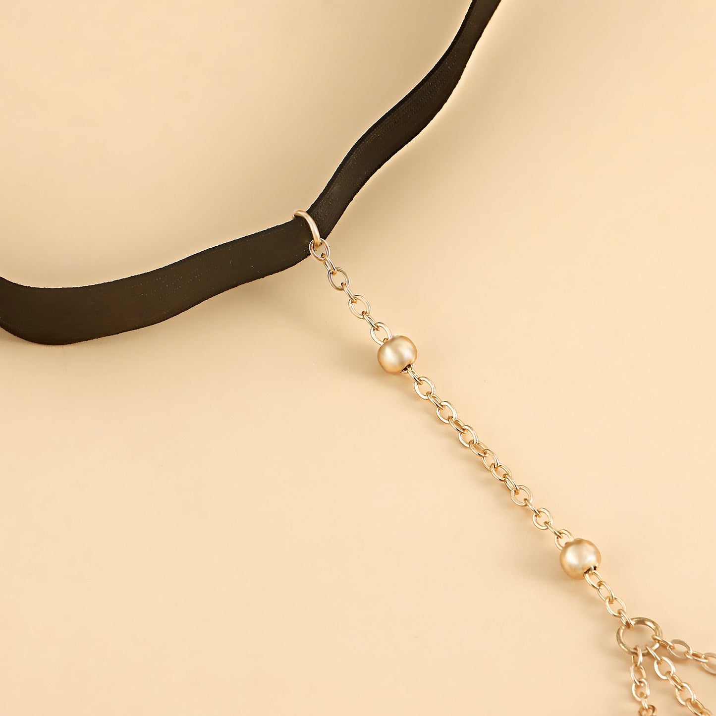 Jewelry Sexy Imitation Pearl Pendant Fashion Leg Ring Female Elastic Rope Versatile Hot Girl Leg Chain