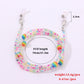 Jewelry rainbow round beads transparent color rice beads glasses chain ladies mask non-slip lanyard