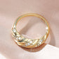 Twisted Twist Ring Creative Vintage Zircon Thread Ring Jewelry