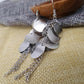 Punk Rock Ear Jewelry Exaggerated Earrings Disc Tassel Earrings Versatile Clothing Accessories