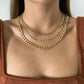 Jewelry Hip Hop Punk Geometric Metal Chain Necklace Retro Trend Ball Chain Clavicle Necklace