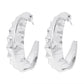 E1957 Frosty Metal Geometric Earrings Glossy Bump Irregular Fashion Earrings Exaggerated Earrings