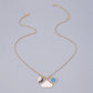 N9815 single-layer snake bone chain necklace cloud Tai Chi gossip drop oil eye necklace simple personality necklace