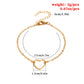 Fashion Heart Shape Alloy Simple Popular Cheap Ladies Peach Heart Jewelry Bracelet