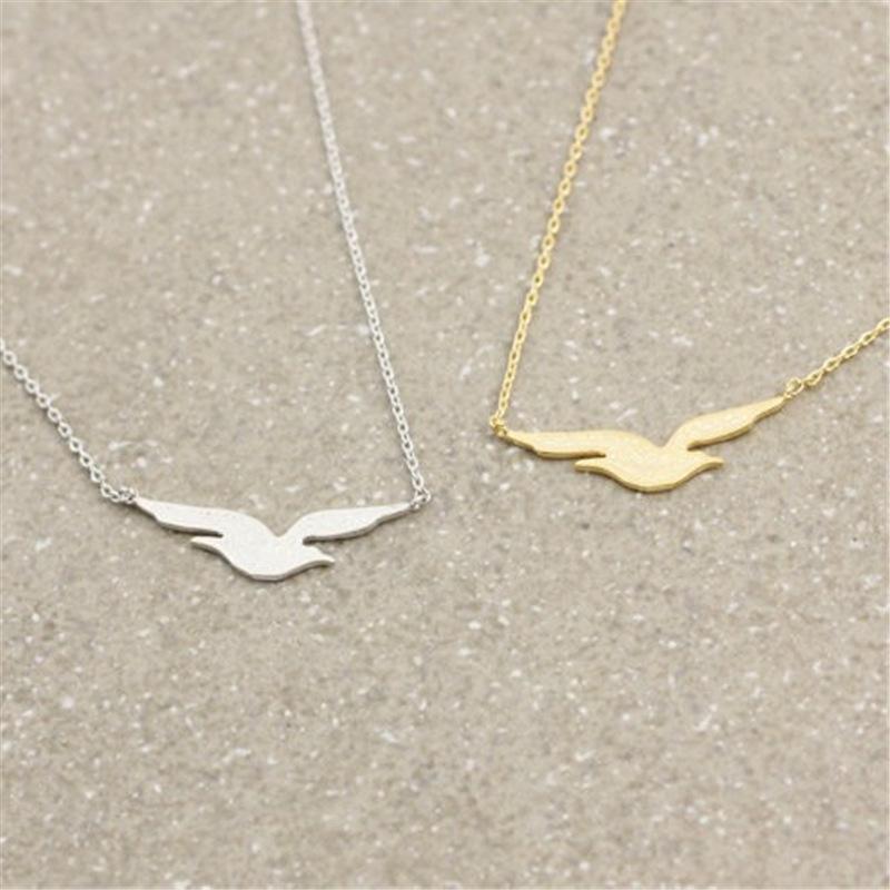 Accessories Cute Seagull Pendant Necklace Female Seabird Clavicle Chain Small Jewelry