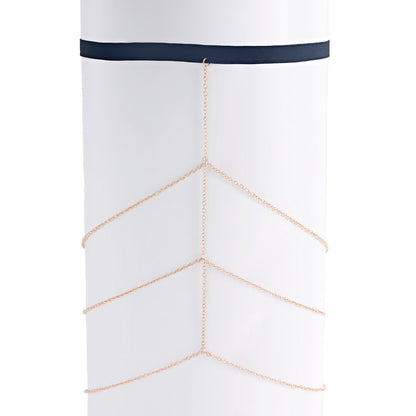 Jewelry Casual Versatile Leg Ring Body Chain Sexy Sweet Cool Elastic Band Metal Thigh Chain