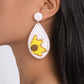 E1671 Ethnic Fashion Earrings Bohemian Vacation Leisure Earrings Sun Flower Contrasting Color Earrings