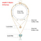Jewelry ins multi-layer devil's eye collarbone chain cold eyes necklace female niche design sense